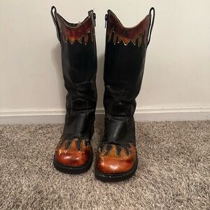 Women’s Black and Brown Western Boots